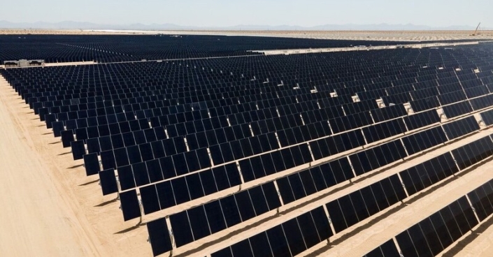 The Athos III solar project (also known as Blythe Mesa Solar II) generates 224 MWAC/310 MWDC of solar energy, enough to power 94,000 homes.