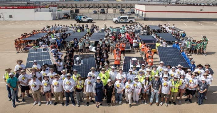 High school students have spent months building a solar power vehicle from the ground up to compete in the annual Solar Car Challenge.