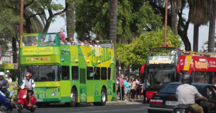 University of Seville scientists have invented a solar-powered bus stop that can lower the temperature by 20C to keep pedestrians cool.