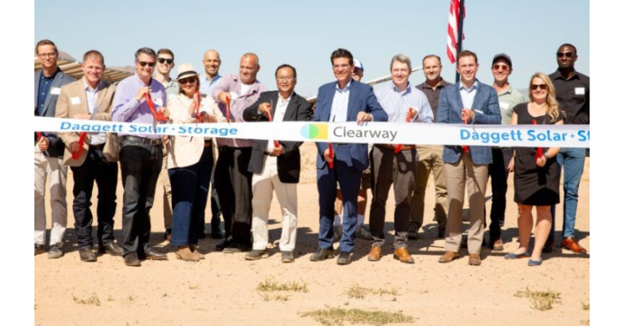 The Daggett Solar + Storage project in San Bernardino County features 482MW of solar power generation capacity with 280MW of energy storage.