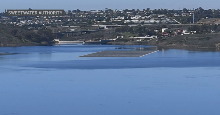 The Sweetwater Authority is exploring the environmental impact of a 9.5 acre floating solar array to be placed near the Sweetwater Dam.