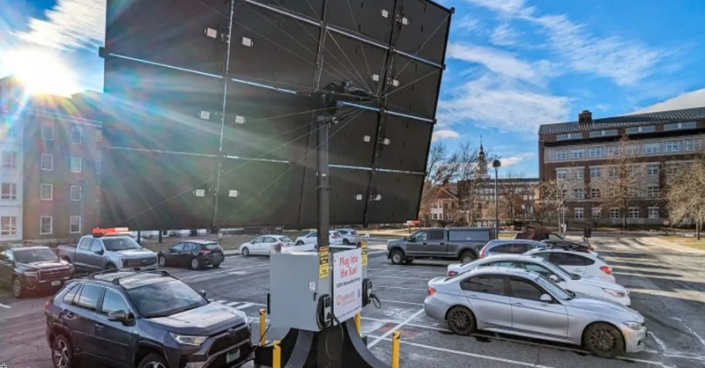 The off-grid solar tracker EV charger is quicker and less expensive to install than traditional grid-connected stations and avoids costly utility demand charges since there’s no need for infrastructure.