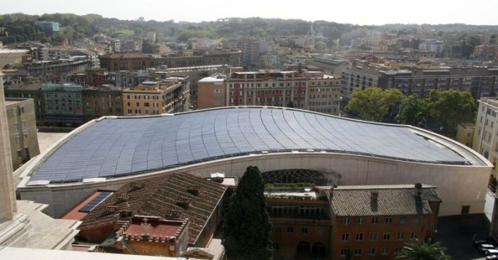 The Vatican has been seeking to drastically reduce its environmental impact by adopting more renewable energy sources