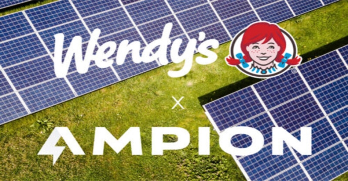 Community solar provider Ampion Renewable Energy is partnering with The Wendy’s Company to help Wendy’s restaurants source renewable energy.