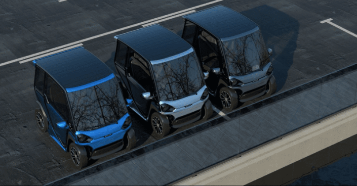 The GIANTS is developing lighter weight, solar-powered, cost-conscious, three and four-wheel prototype vehicles for passengers and cargo.