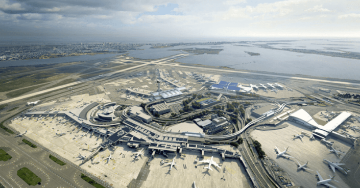 New York City kicks off Climate Week 2024 with construction of a massive microgrid project at JFK Airport's New Terminal One.