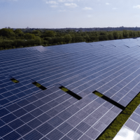 Tesco Supermarket will buy almost two-thirds of the energy generated by the new £450m Cleve Hill solar park in Kent