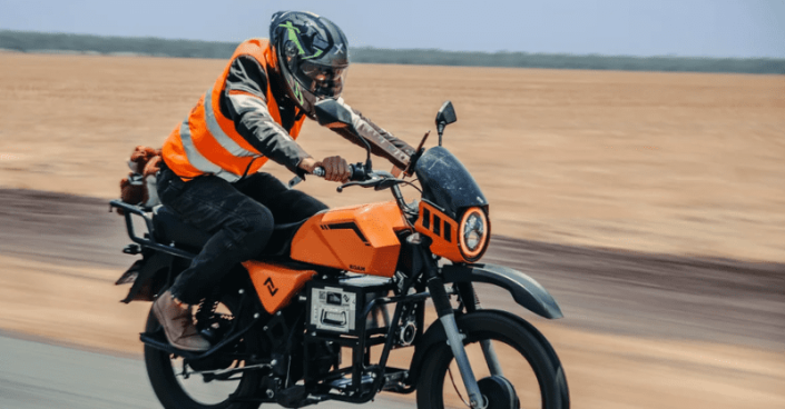 An electric motorcycle completed a 6,000-km journey from Nairobi, Kenya, to Stellenbosch, South Africa, in 17 days, using only solar power.