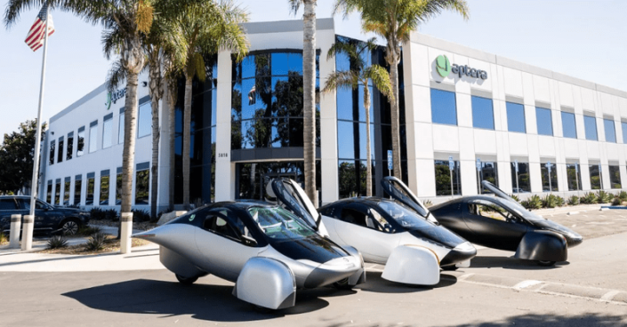 Aptera Motors revealed its first production-intent solar electric vehicle, offering up to 40 miles of daily range from onboard solar cells.